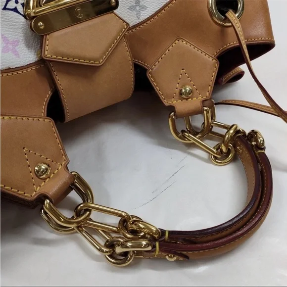 Louis Vuitton Ursula Multicolor Bag. EUC.bright color and clean in and out. - Picture 11 of 16